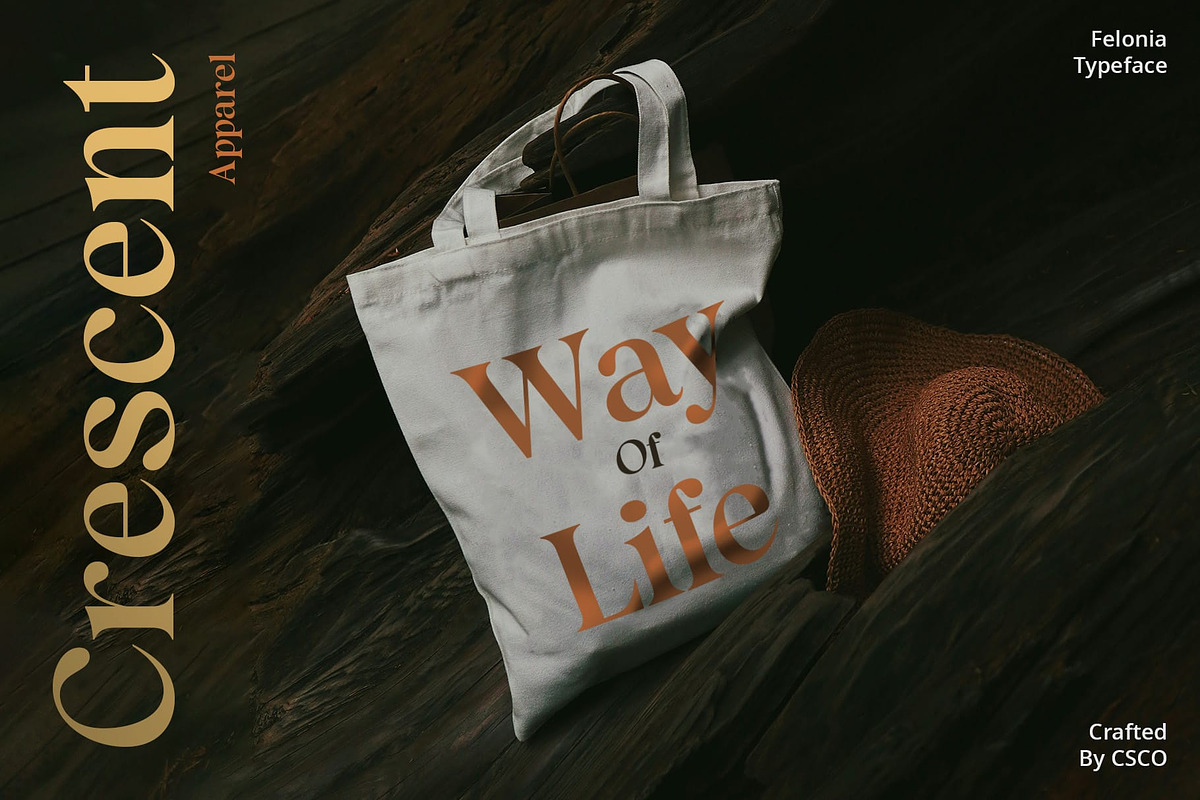 Felonia – Classic Serif, a Serif Font by Craft Supply Co. (Photo 6 of 8)