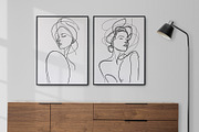 One Line Woman Flower Illustration, a Person Illustration by Vibrand Studio (Thumbnail 3 of 11)