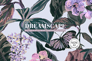 Dreamscape. Tropical patterns, a Pattern Graphic by emeraldthue (Thumbnail 1 of 6)
