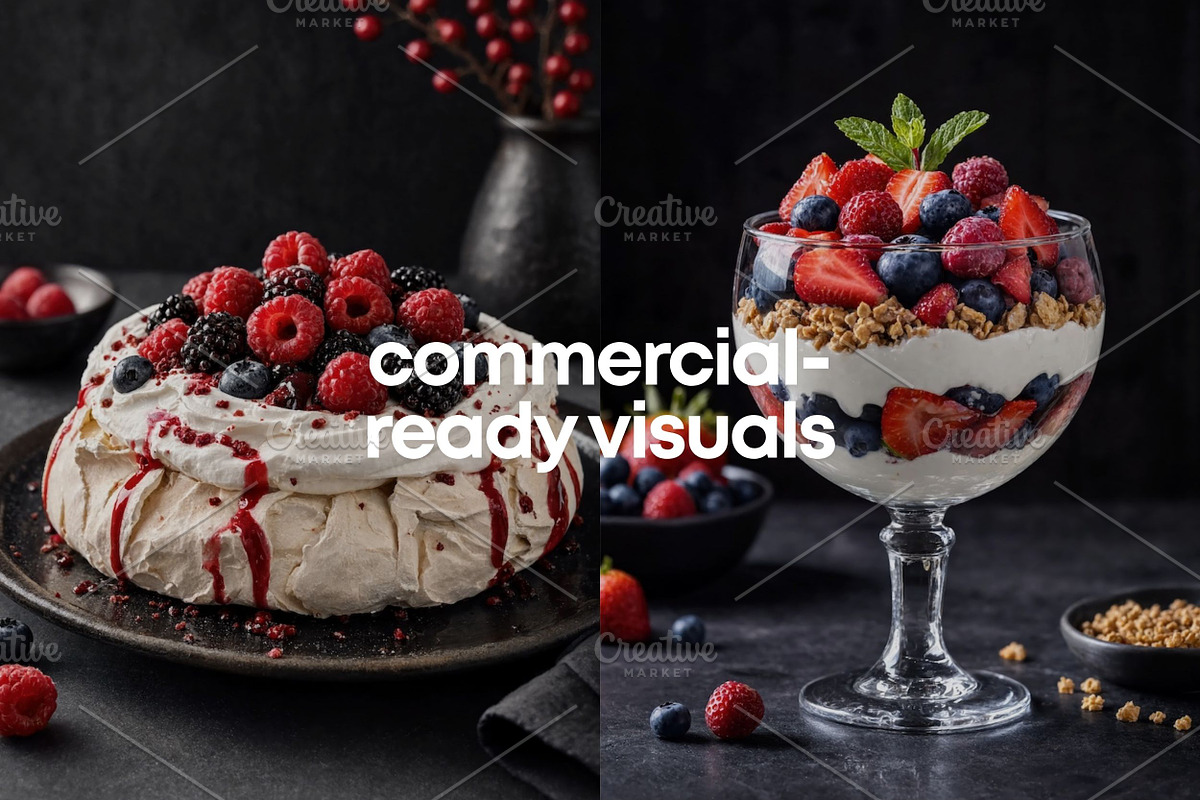 80 Dessert Food Photography Bundle, a Food & Drink Photo by Selenique Studio (Photo 5 of 9)