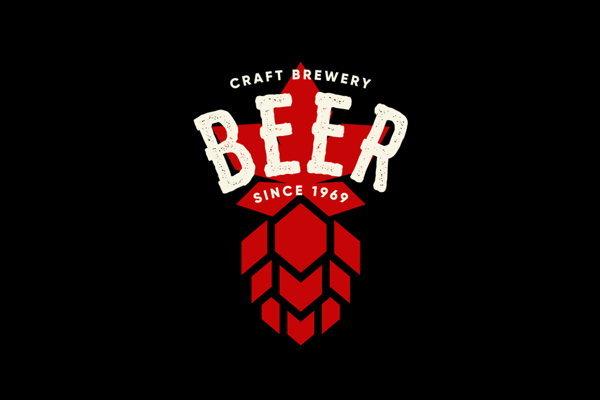 Craft beer brewery vector logo, a Food Illustration by provector (Photo 2 of 3)