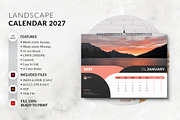 A3 Landscape Calendar 2027 Printable, a Stationery Template by MstArtwork (Thumbnail 2 of 6)
