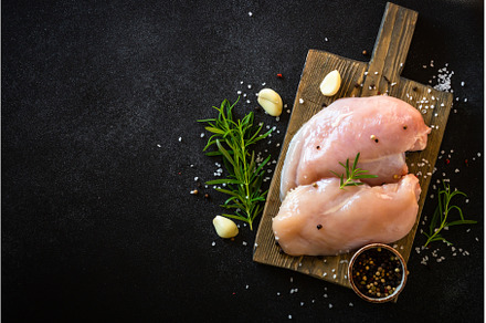 Chicken fillet with spices and herbs, a Food & Drink Photo by Nadia-nb