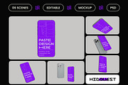 Smartphone Mockup, an iPhone Mockup by hiddemaru (Thumbnail 2 of 4)