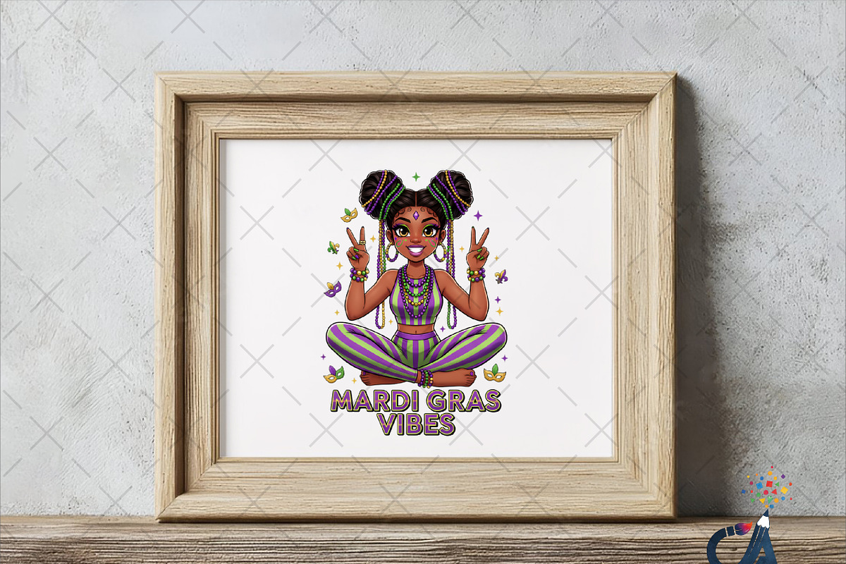 Mardi Gras Vibes PNG, an Illustration by Creative Art (Photo 5 of 6)