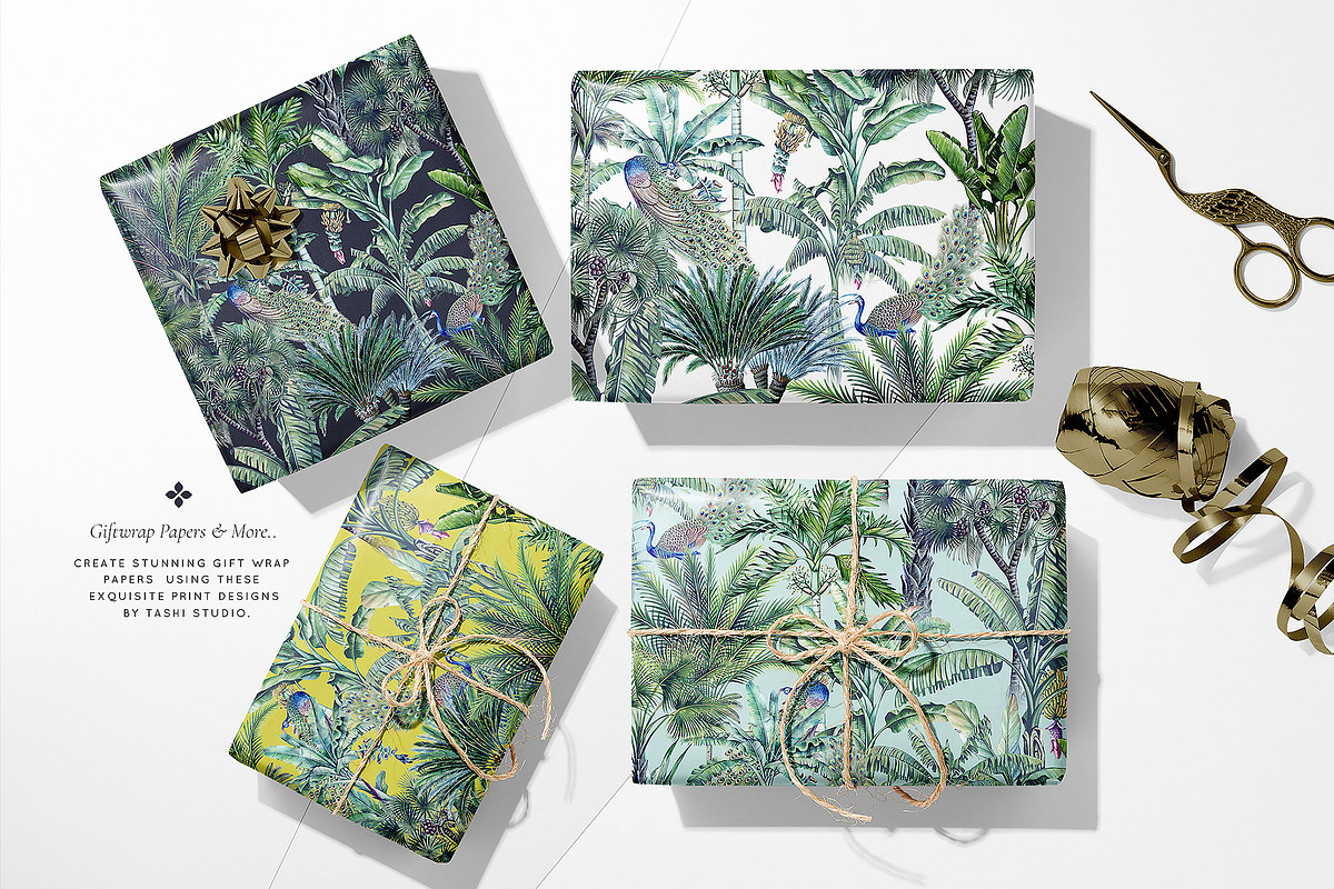 Lush Retreat Prints & Motifs, a Pattern Graphic by TSTUDIO (Photo 11 of 11)