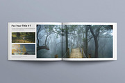Photo Album Book Layout Landscape, a Magazine Template by E-Type (Thumbnail 4 of 8)