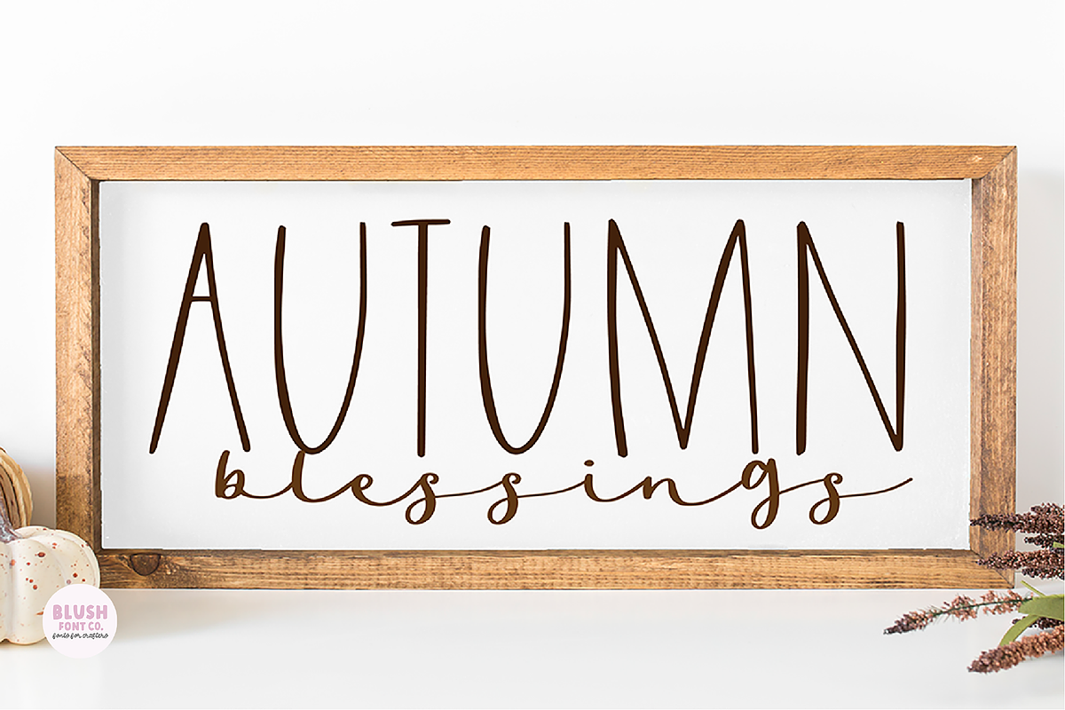 FARMHOUSE GHOST Halloween Font, a Sans Serif Font by Blush Font Co. (Photo 4 of 6)