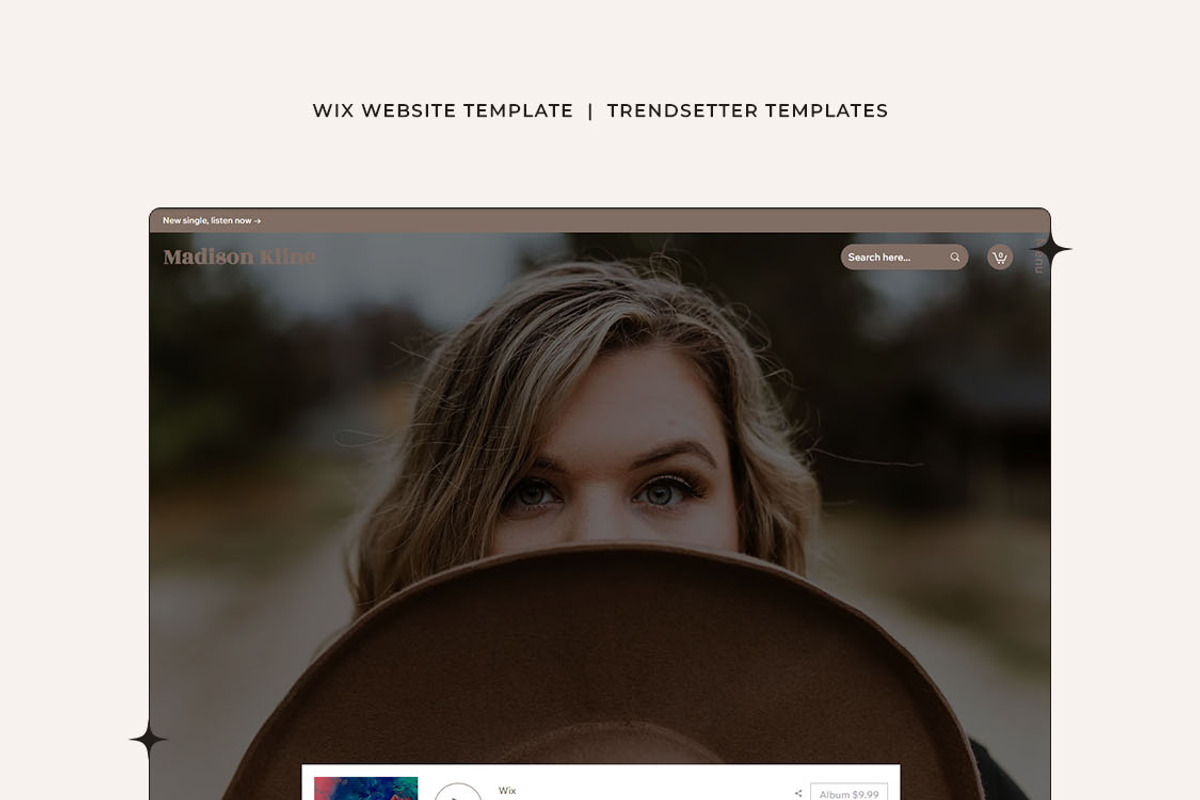 Madison Wix Website Template, a Wix Template by Girl Boss From Home (Photo 1 of 6)