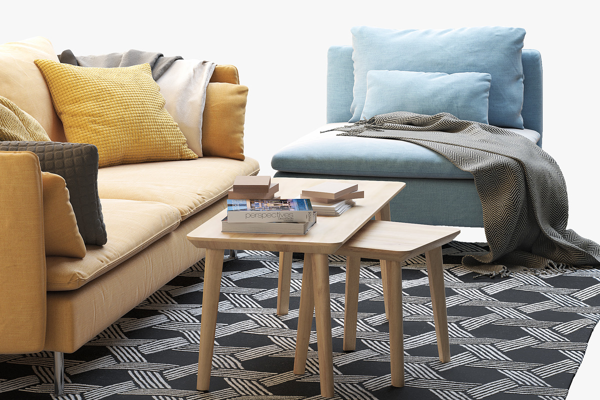 6 sofa set 3d model, a Furniture 3D Model by 3dmitruk (Photo 48 of 61)