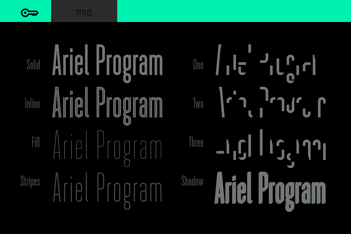 Longitude Display Font System preview 5