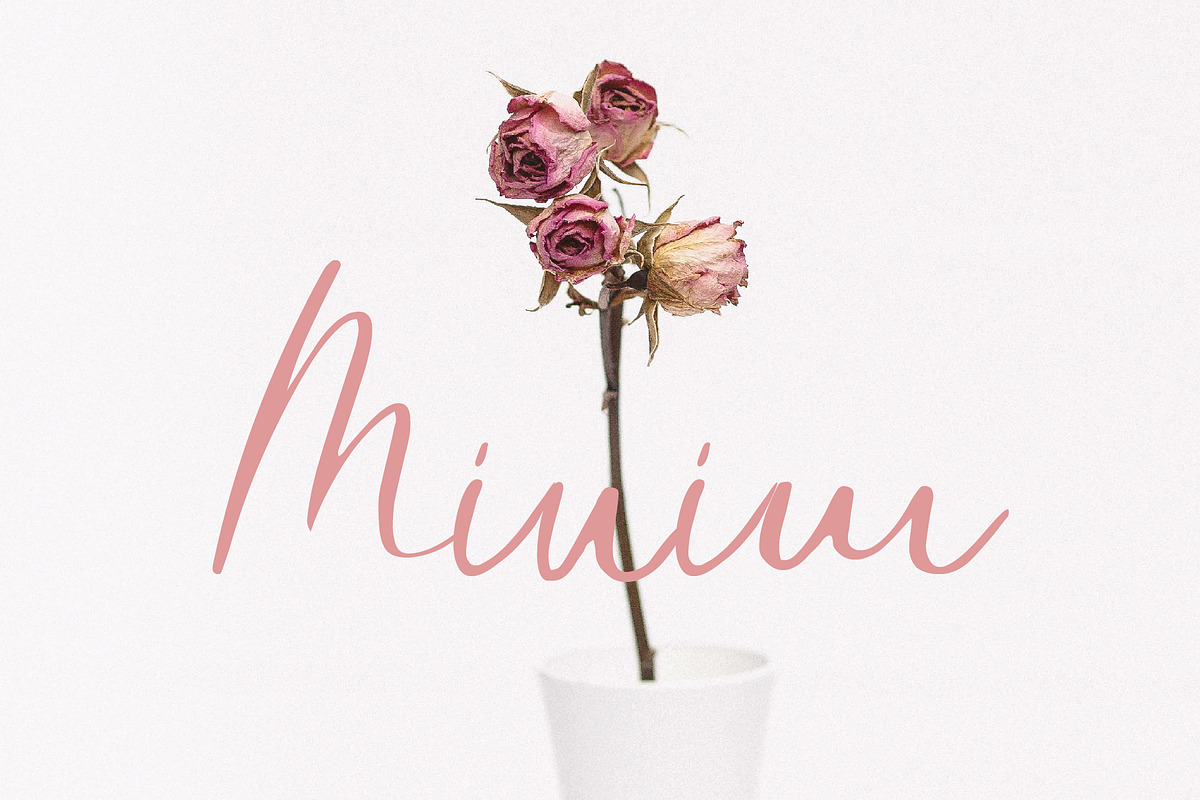 Minim Font preview 3