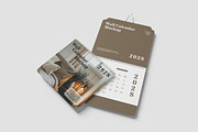 Modern Wall Calendar Mockup, an Advertising Mockup by Indah (Thumbnail 4 of 6)