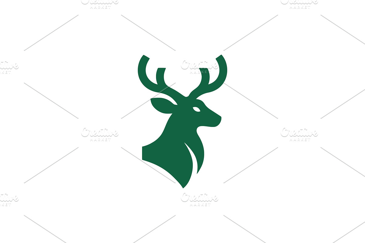 Deer Head Logo Collection, a Branding & Logo Template by Vectorium Studio (Photo 11 of 25)