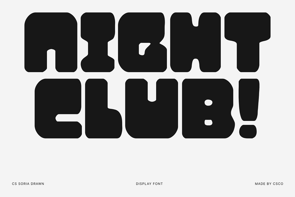 CS Soria Drawn, a Sans Serif Font by Craft Supply Co. (Photo 2 of 8)