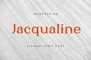 Jacqualine, a Serif Font by Imoodev (Thumbnail 1 of 5)
