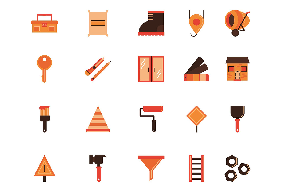 Construction Illustrations Set, an Object Illustration by studiogstock (Photo 3 of 4)
