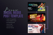 Night Party Social Media Post Bundle, a Social Media Template by Creative_View (Thumbnail 8 of 8)