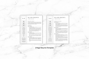 Resume Template - Blair