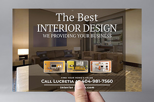Interior Design Flyer Templates, a Flyer Template by AfzaalGraphics