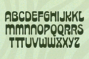 Acid Green | Retro Psychedelic Flair, a Font by The Flying Type (Thumbnail 8 of 15)