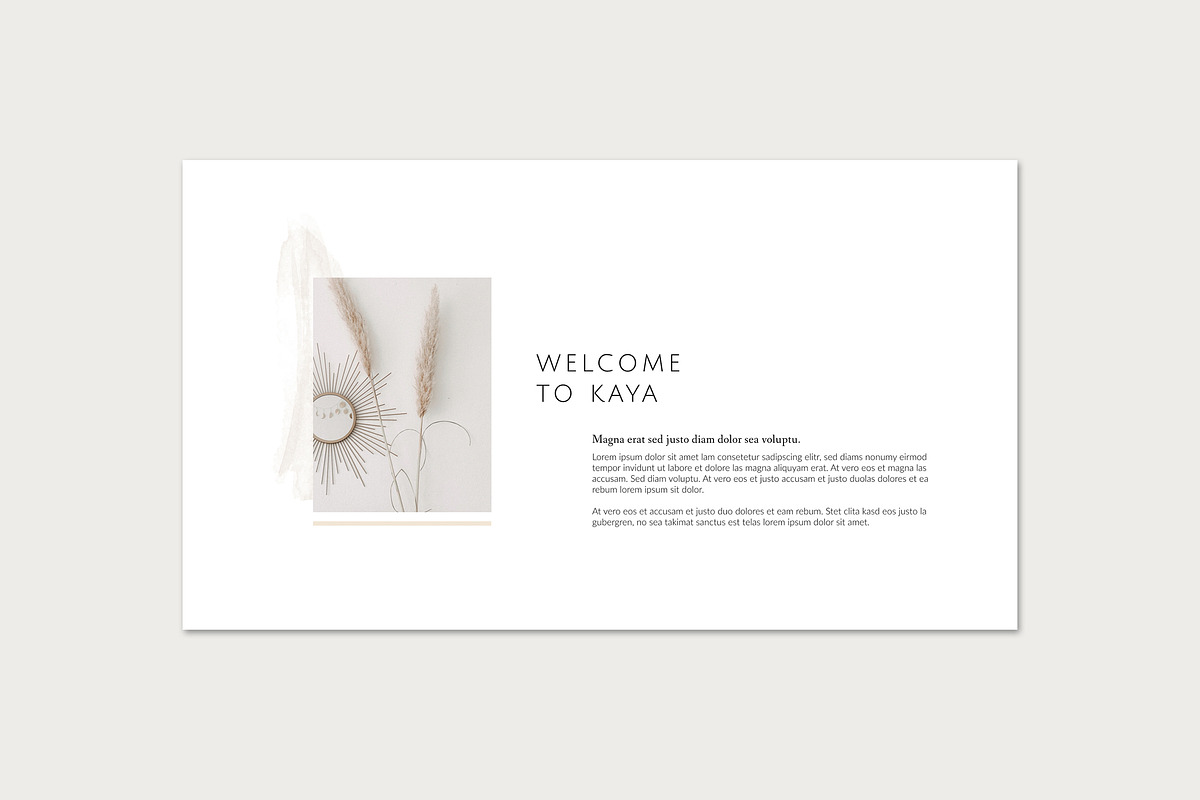 KAYA Keynote Brand Guidelines, a Presentation Template by AgataCreate (Photo 2 of 12)