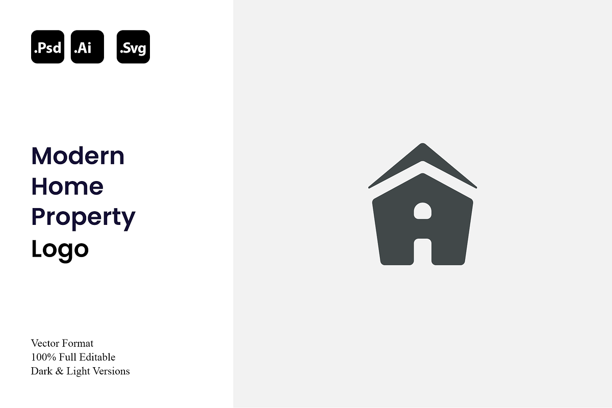 Modern Home Property Logo, a Branding & Logo Template by Luxury Logos (Photo 1 of 4)