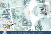 Cozy Winter Christmas Ephemera Kit, an Object Graphic by Traveling Designer (Thumbnail 3 of 6)