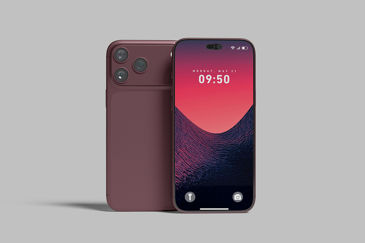 Iphone 18 Promax Screen Mockup, an iPhone Mockup by lamorastudio (Photo 2 of 11)