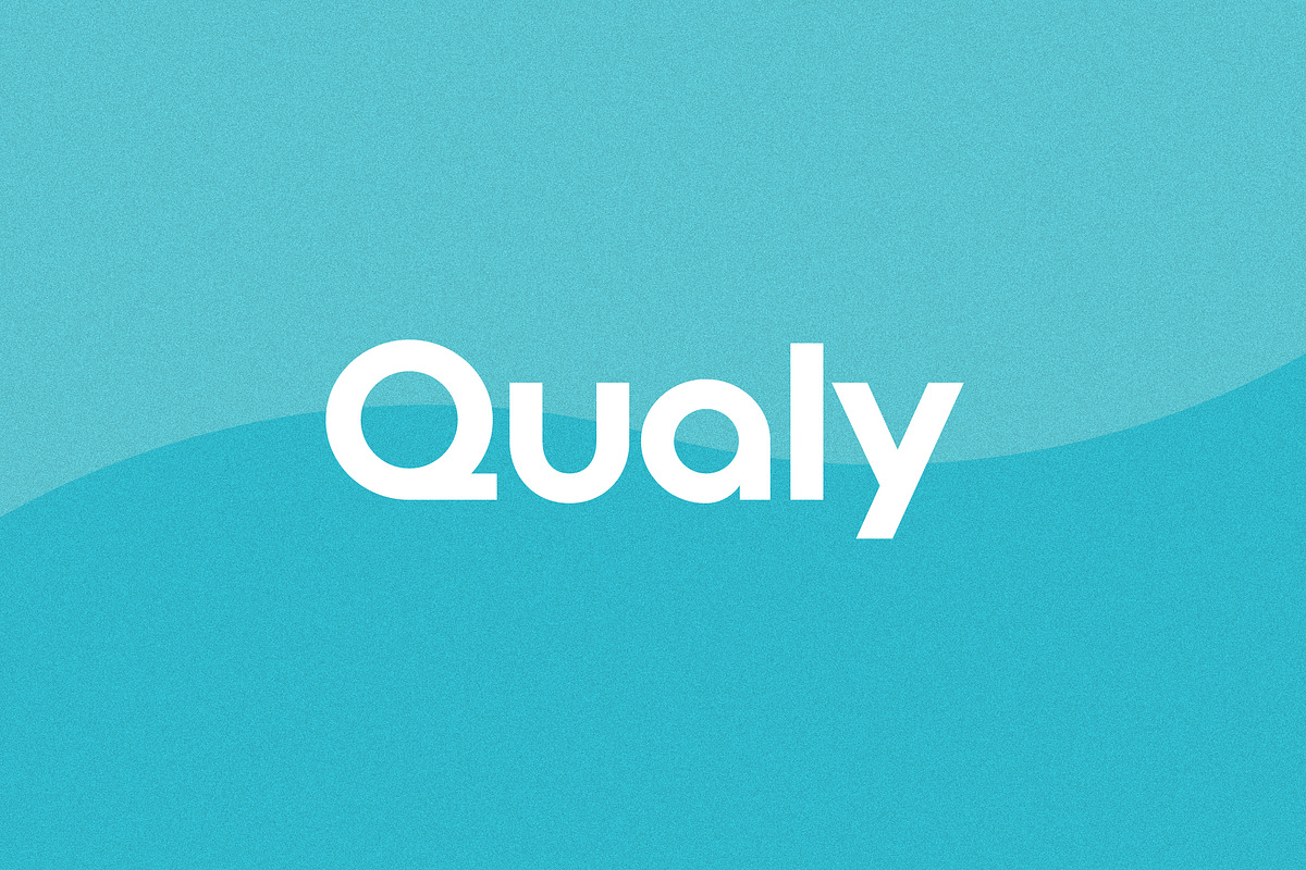 Qualy Logo Font, a Sans Serif Font by Shina Design (Photo 1 of 9)