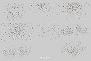 20 Transparent Confetti Overlays, an Object Graphic by smishura (Thumbnail 2 of 4)