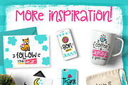 Doodle FONT Clouds Caprice & Extras, a Script Font by Velliniki (Thumbnail 2 of 8)