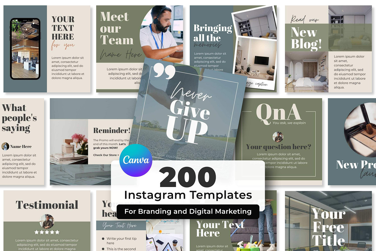 Minimal Canva Instagram Template, a Social Media Template by Everyday Perfection (Photo 1 of 8)
