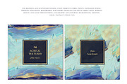 Turquoise & Gold Acrylic Backgrounds, a Texture Graphic by Suna Kosem (Thumbnail 6 of 14)