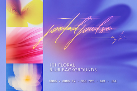 PETALPULSE: Floral Blur Background, a Background Graphic by alonahaidash