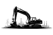Excavator Construction Vector Bundle, an Illustration by Amazin_art (Thumbnail 33 of 51)