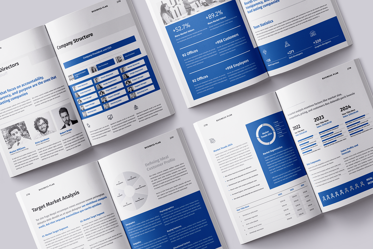 Business Plan | Canva, a Brochure Template by ArtisticLand (Photo 6 of 11)
