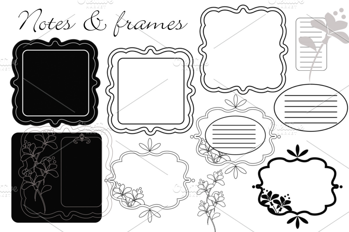 Border Clipart / borders and Frames preview 2