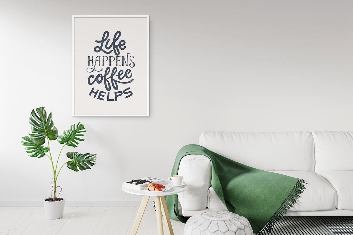 Vintage Coffee Lettering Quotes., a Graphic by ElenKoss (Photo 8 of 12)
