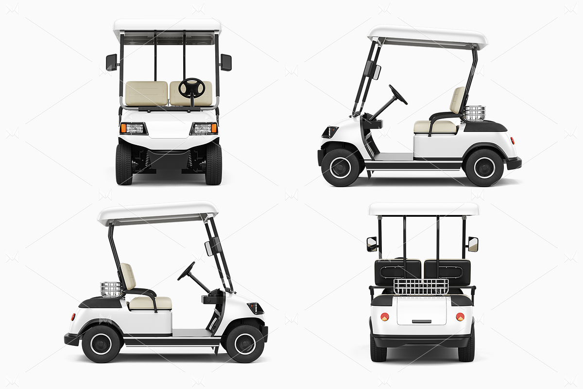 Golf Cart Mockup 2, a Product Mockup by Mockupix (Photo 12 of 12)