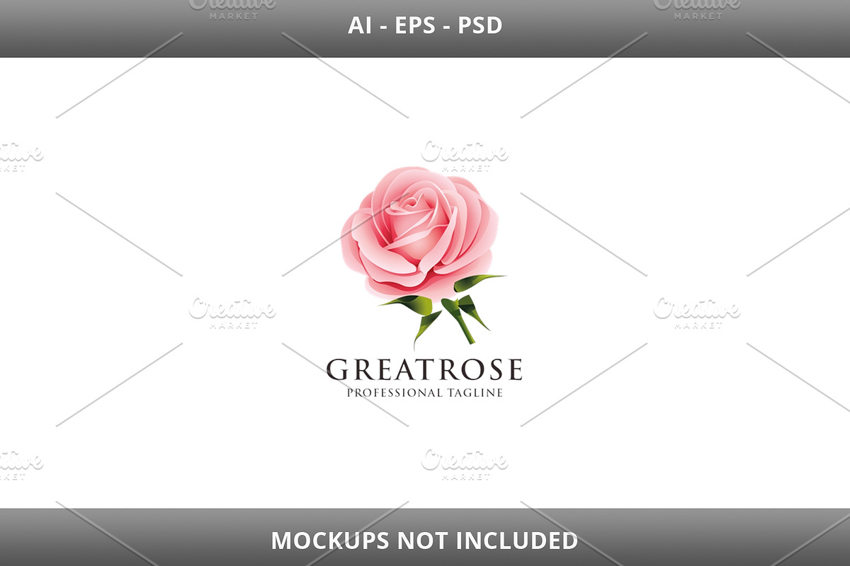 Great Rose Logo, a Branding & Logo Template by Design_Planet