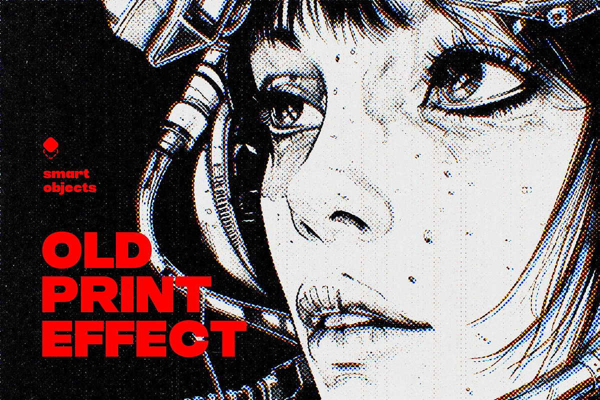 Old Misprint Design Effect, a Layer Style Add-On by Design Squad (Photo 1 of 7)