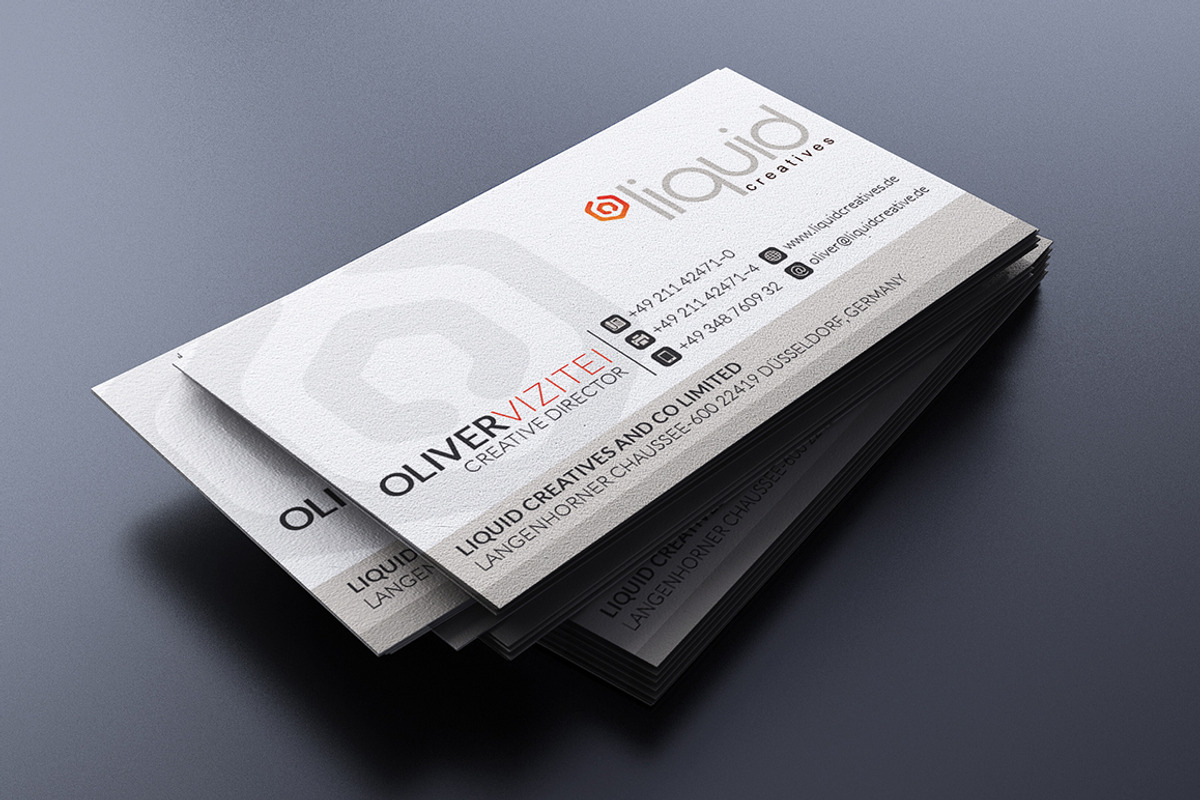 Elegant Beige Business Card, a Business Card Template by Marvel (Photo 3 of 4)