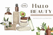 HELLO BEAUTY  cosmetic set, an Object Illustration by Julia Bogdan (Thumbnail 1 of 8)