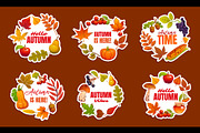 Thanksgiving autumn frames, a Seasonal Illustration by Vector Tradition (Thumbnail 2 of 3)