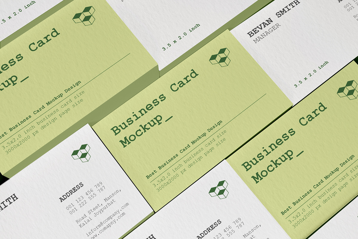 Business Card Mockups, an Advertising Mockup by alimran24 (Photo 10 of 14)