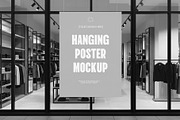 Hanging Store Poster Mockup PSD, an Advertising Mockup by graphypix (Thumbnail 4 of 4)