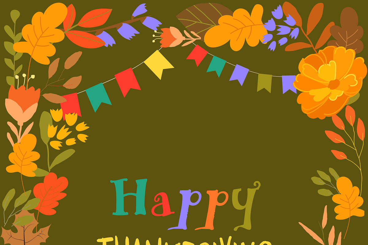 Autumn Leaves and Pumpkins Border, an Illustration by Maria Starus