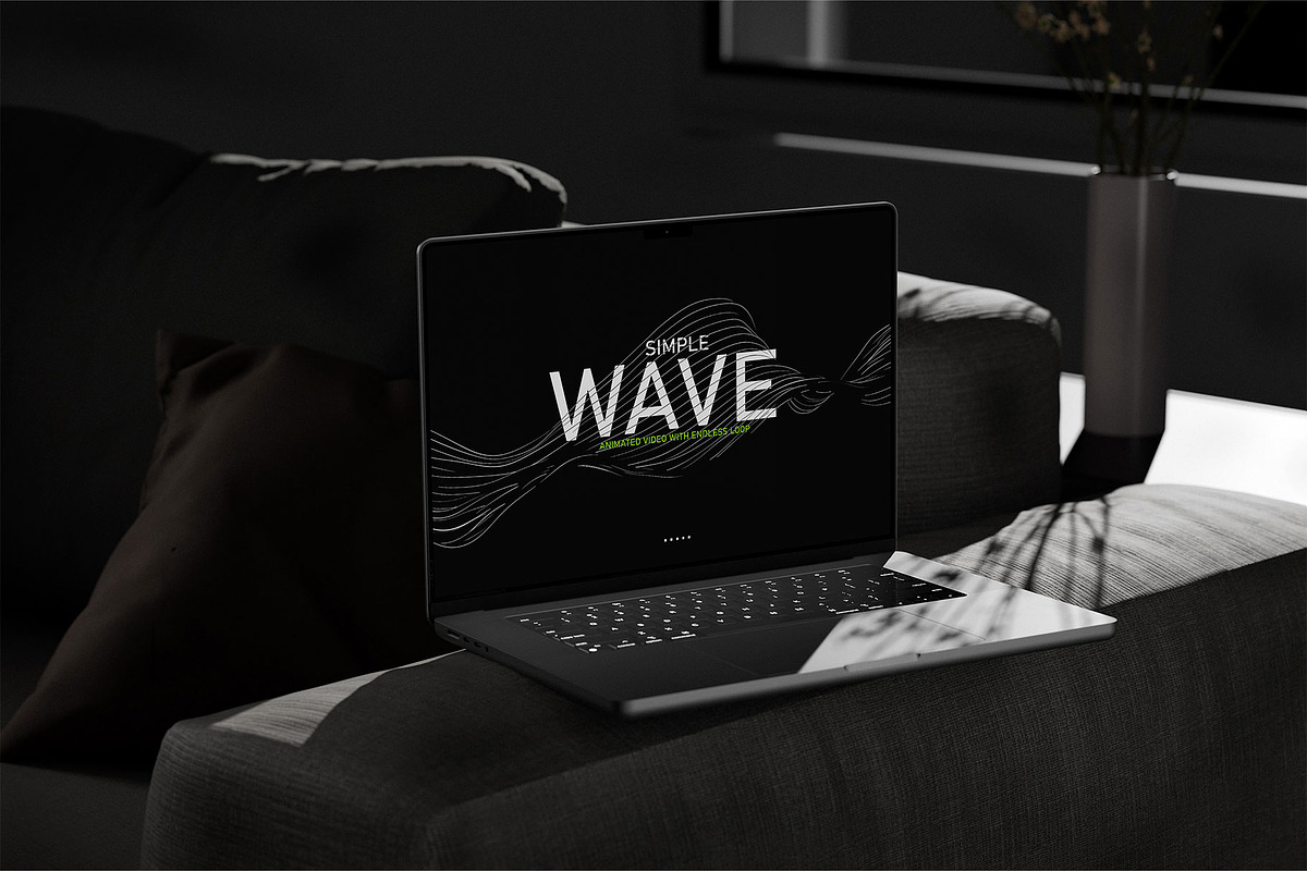 Simple Wave – Animated Video & Image, a Texture Graphic by Mio Buono (Photo 2 of 10)