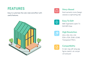 House Isometric Icons, a Duotone Icon by Vectors Market (Thumbnail 2 of 12)